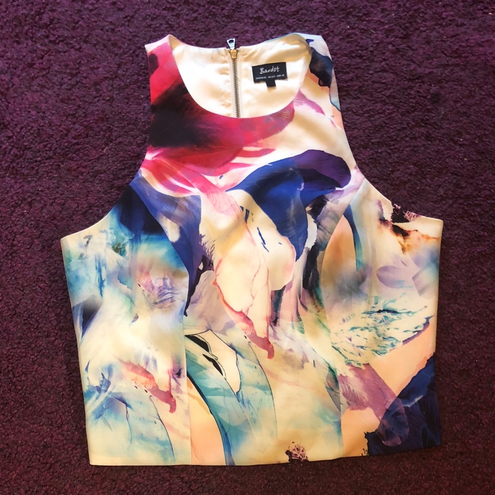 Bardot Crop Top